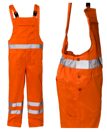 Orange Hivis Bib And Brace