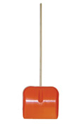 Snow Shovel - Rigid Orange Plastic, give CT02 handle