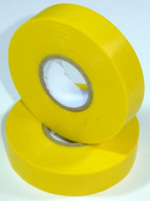 19mm x 33m Yellow PVC Tape 55/121249
