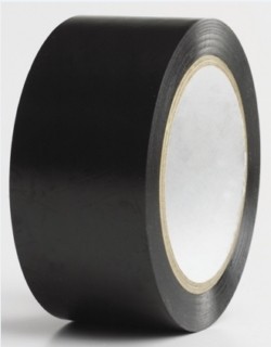 50mm x 33m Black PVC Tape