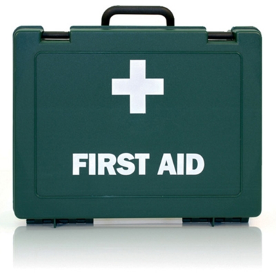 First Aid Box Green Empty Plastic For Stations 34/1766