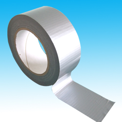100mm x 50m Silver PE Coated Cloth Tape
