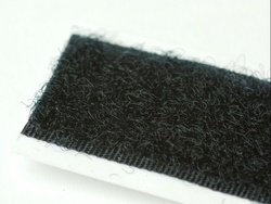 20mm x 25m Velcro Loop (Black) Self Adhesive