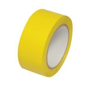 50mm x 33m Yellow PVC Tape