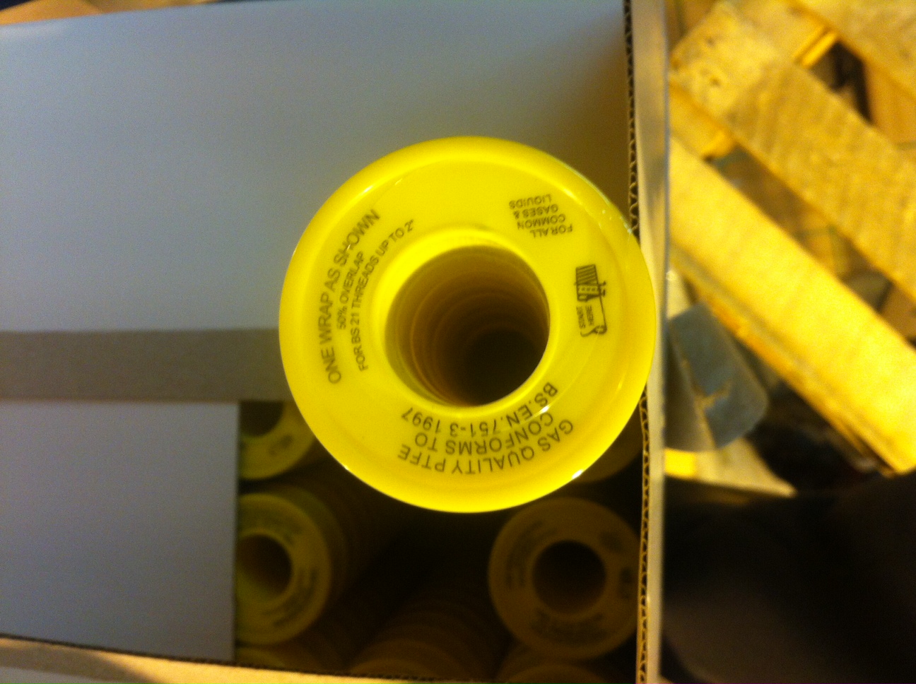 12mm x 5m Gas P.T.F.E Tape BS 6974