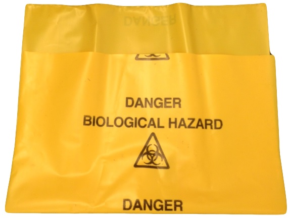 Yellow Bags Danger Biological Hazard Cat: 036/100107