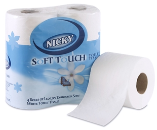 2 Ply Coral Luxury Toilet Roll (10 x 4)