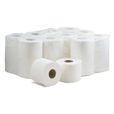 White -  2 Ply 4-Roll Pack Toilet Roll 320S   (9 x 4)