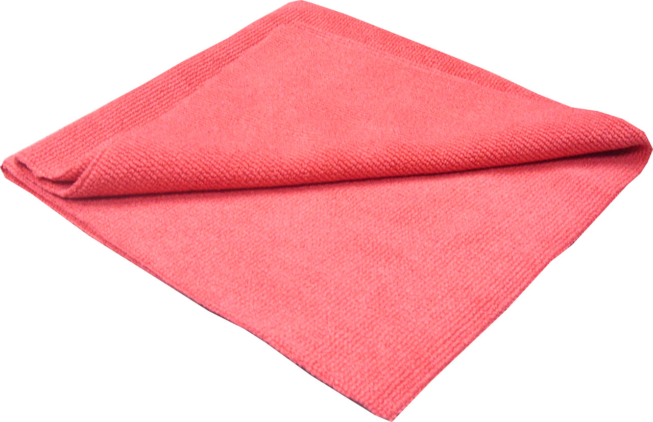 Red Microfibre Cloths General Use 36/9004