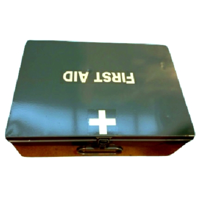 Metal First Aid Box With Kit & Labels 34/1767**