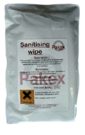 Sanitising Impregnated Wipes 25 Per Pk/40 Box