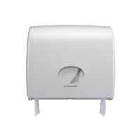 Maxi Jumbo Plastic Dispenser 14" White