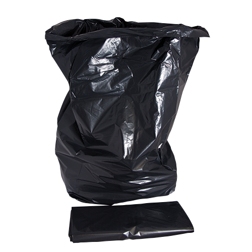 Compactor Sacks 28 x 45 x 54" Black - 5031 Boxed 50