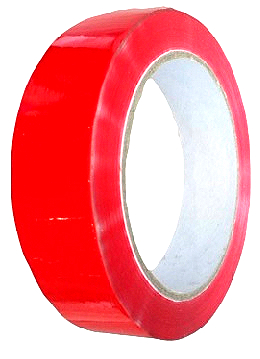 25mm x 66m Red Tape