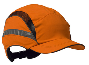 Baseball Style Bump Cap Hi Vis Orange 3M EN812 Cat: 44/150055