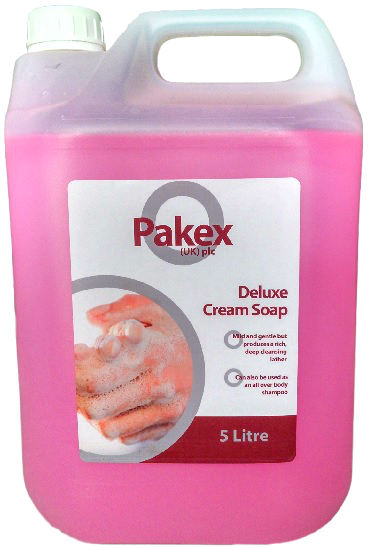 Deluxe Cream Pink Soap 4 x 5Ltr Cat:7/900010/900059