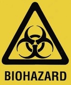 Bio Hazard Bag Yellow 14 x15 With Adhesive Strip 36/981