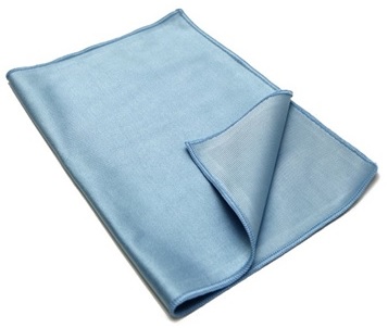 Blue Glass Microfibre Cloth Windows and Glass