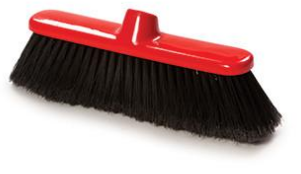 Soft Broom Head 12" Domestic Use With Ct52 - 5/605 - Red