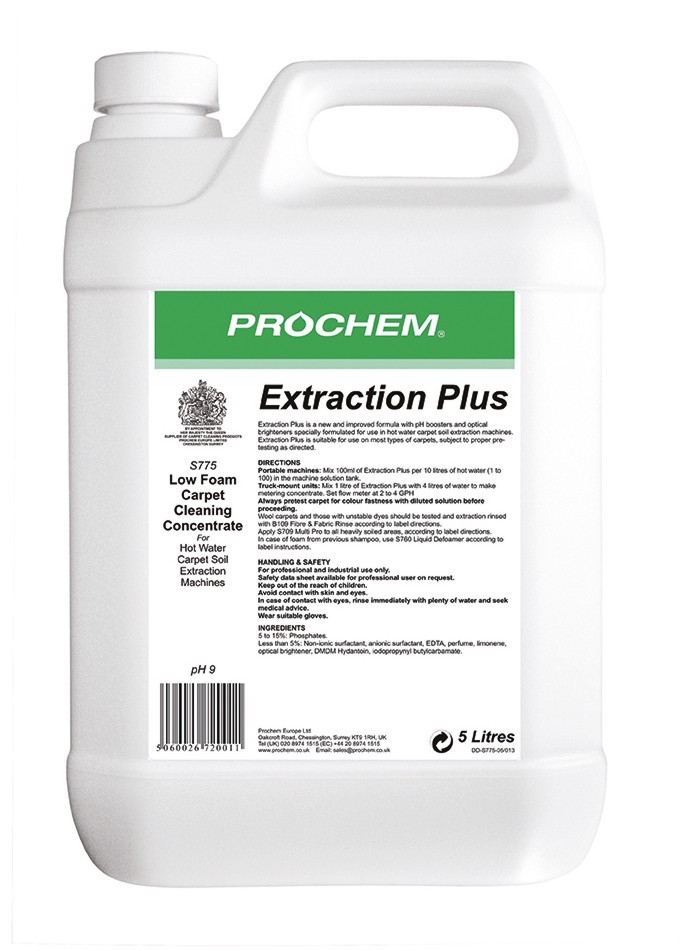 Prochem S775-05 M/C Carpet Extraction Cleaner 5 Litre