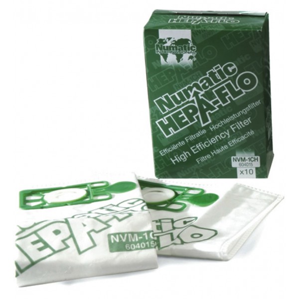 Hepaflo Filter Bags for NVR200/225 Henry Hoovers