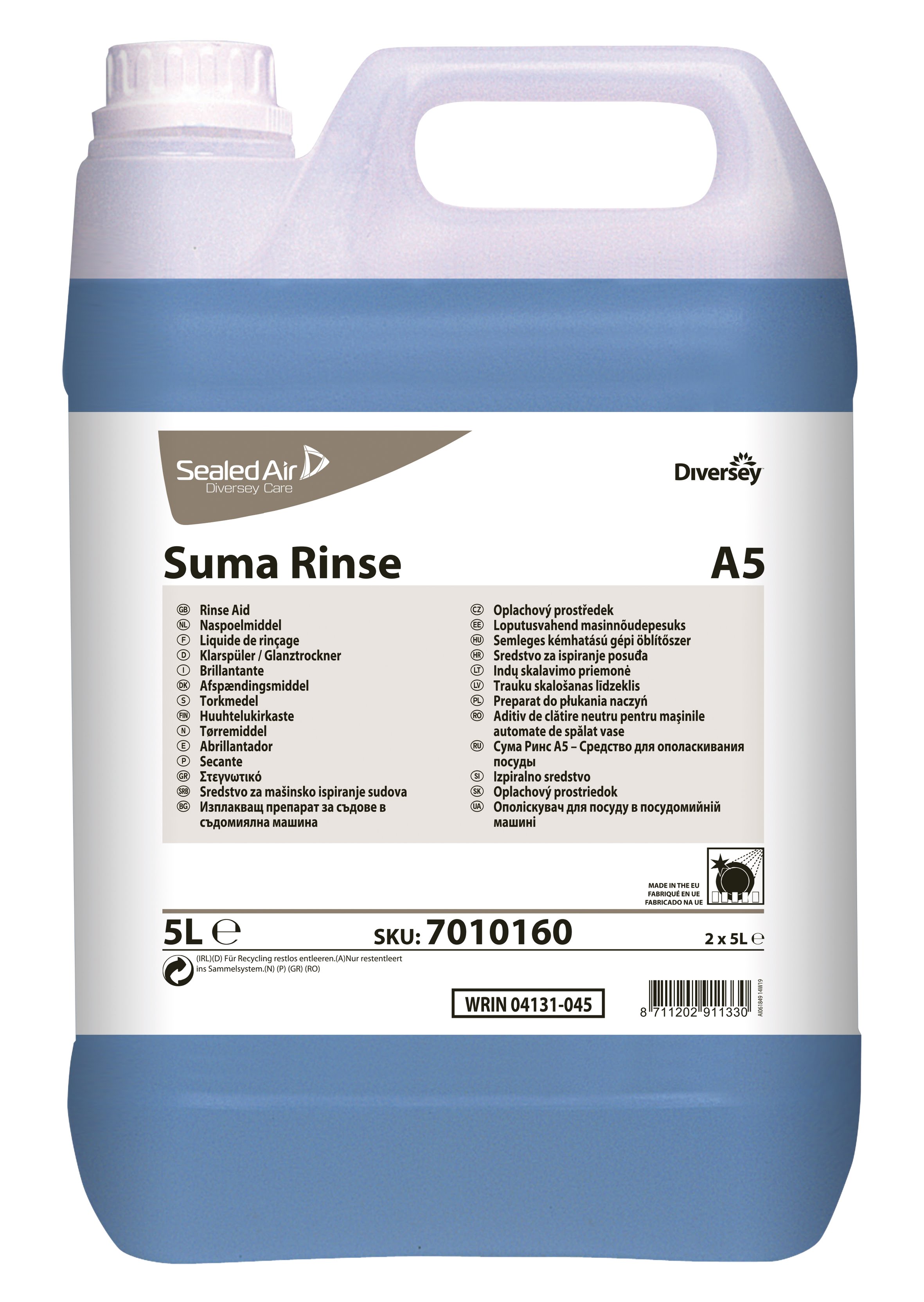 Suma Rinse Liquid A5 - 2 x 5 Litre