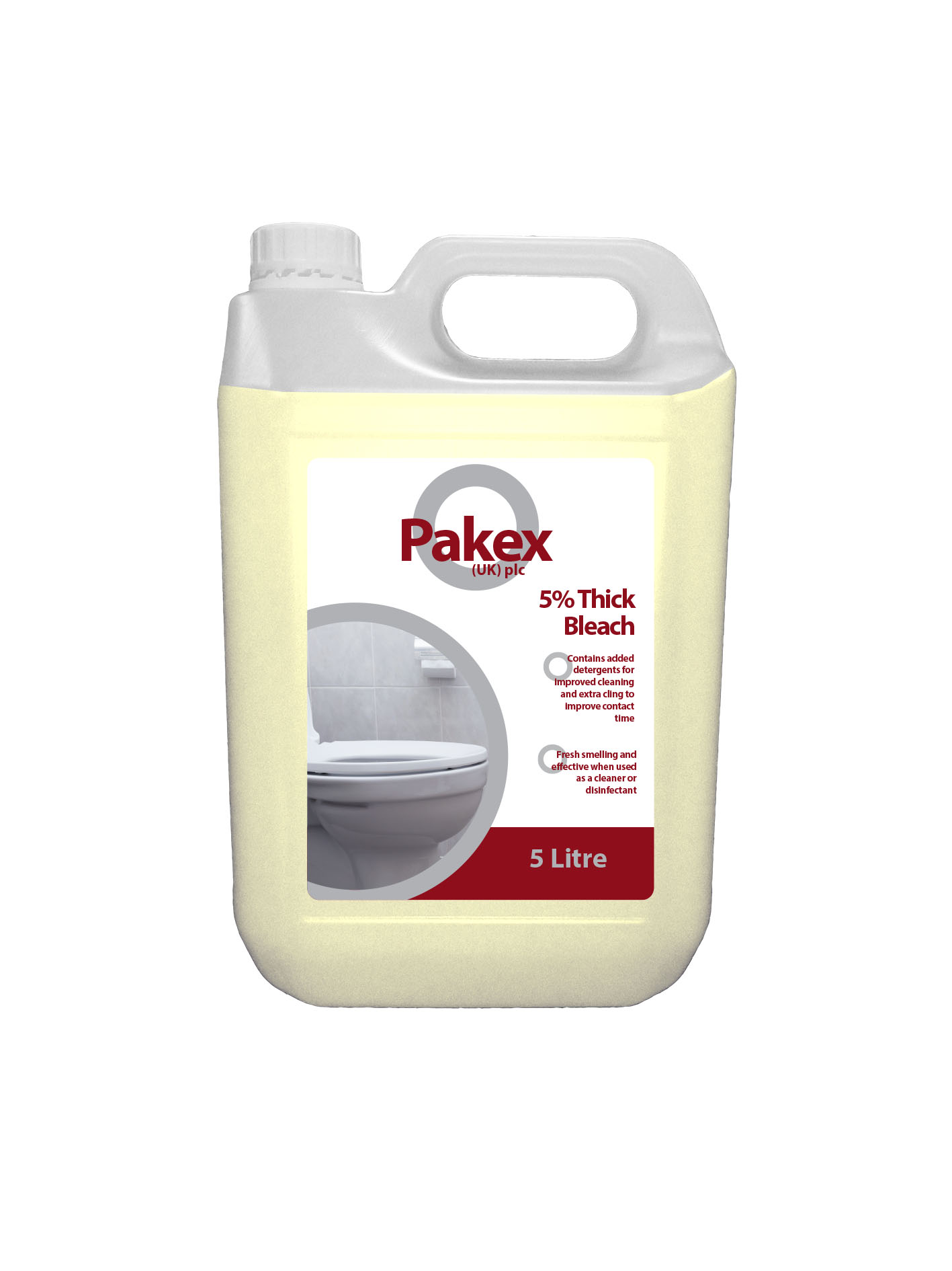 4.99% Hi-Chlor Thick Bleach (4 x 5) Litre