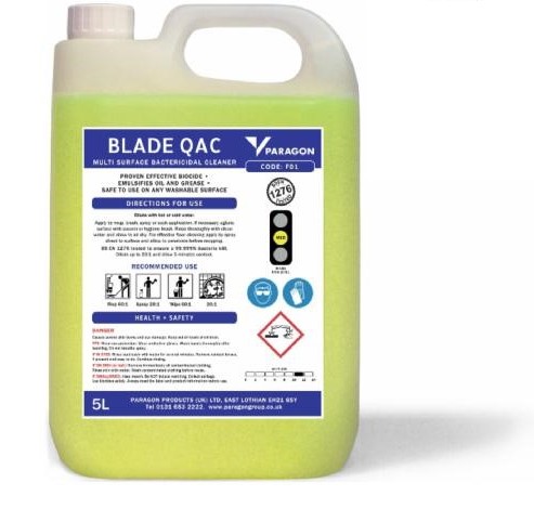 Blade Qac Multi Purpose Cleaner/Steriliser 20 Ltr Fo1