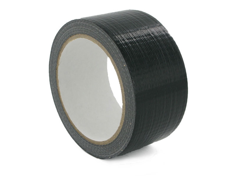 100mm x 50m Black PE Coated Cloth Tape