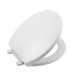 White Plastic Toilet Seat