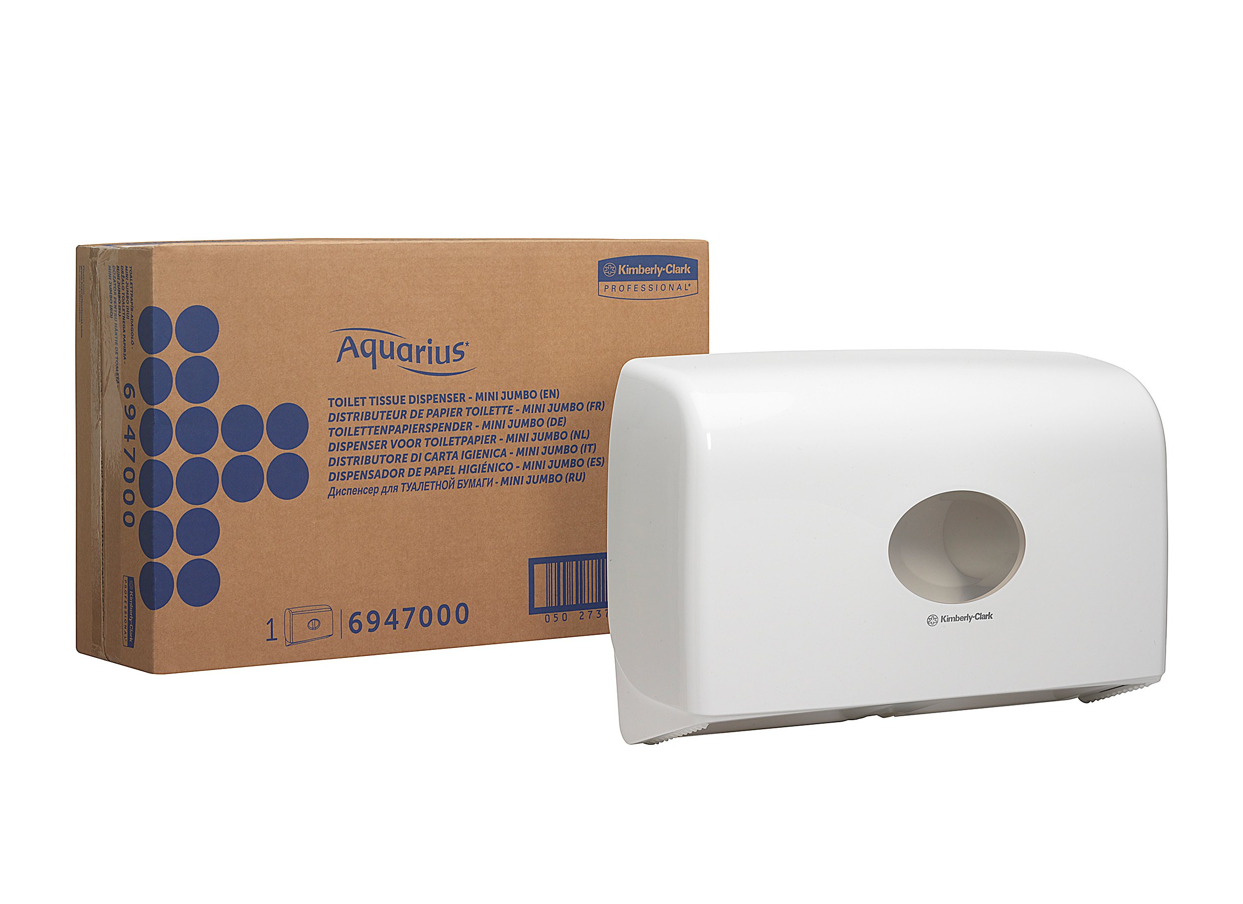 Aquarius Dispenser - 6947 Twin Mini Jumbo Toilet Roll