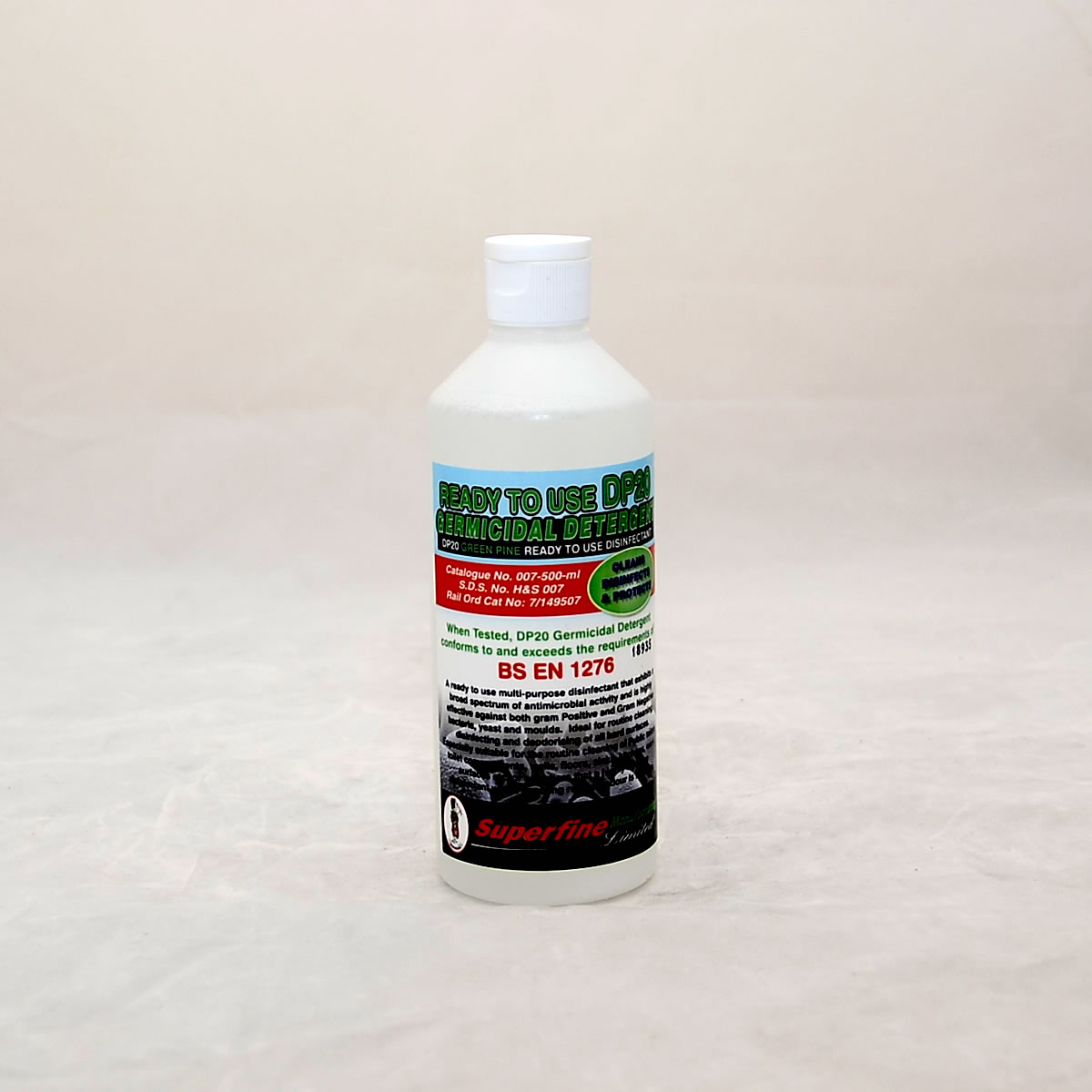 DP20 Disinfectant Deodoriser Green Pine 500ml Cat: 7/149507