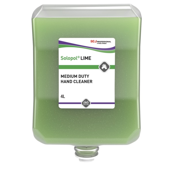 Deb Solopol Lime Heavy Duty Hand Cleanser 4 Litre