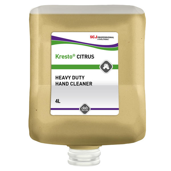Deb Kresto Citrus Heavy Duty Hand Cleaner 4 Ltr Cat:7/7327
