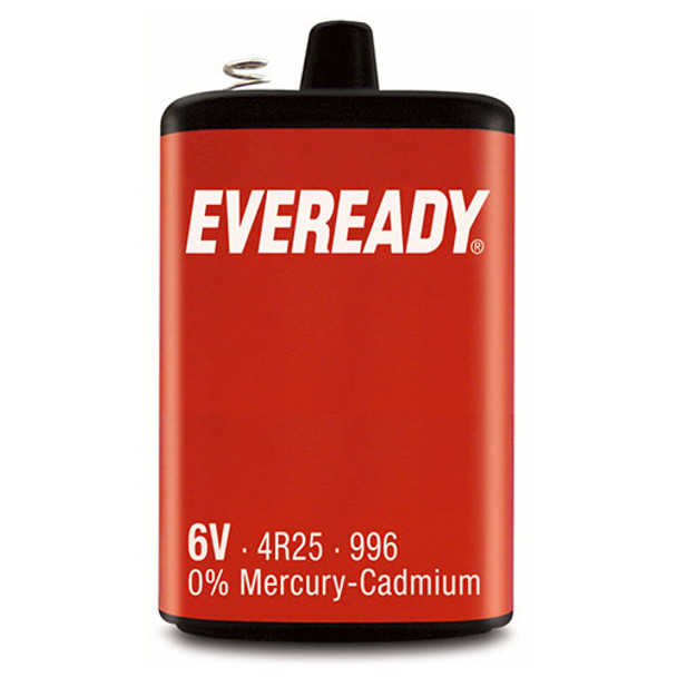 Battery - 6V For UL01 Lantern 996 Eveready Cat: 54/148050
