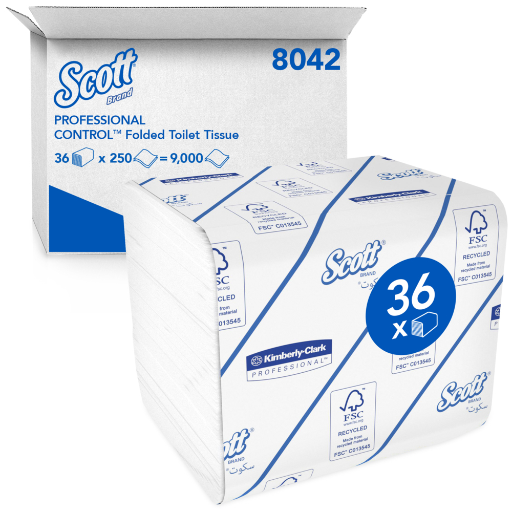 Scott Bulk Pack Toilet Tissue White 8042 36 x 250