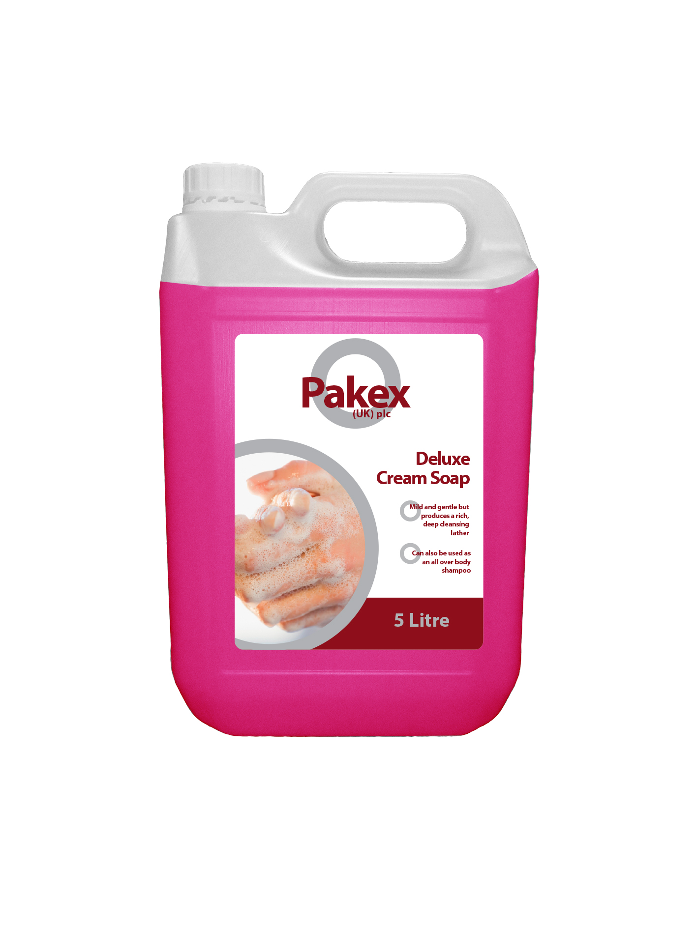 Deluxe Cream Pink Soap 4 x 5Ltr Cat:7/900010/900059